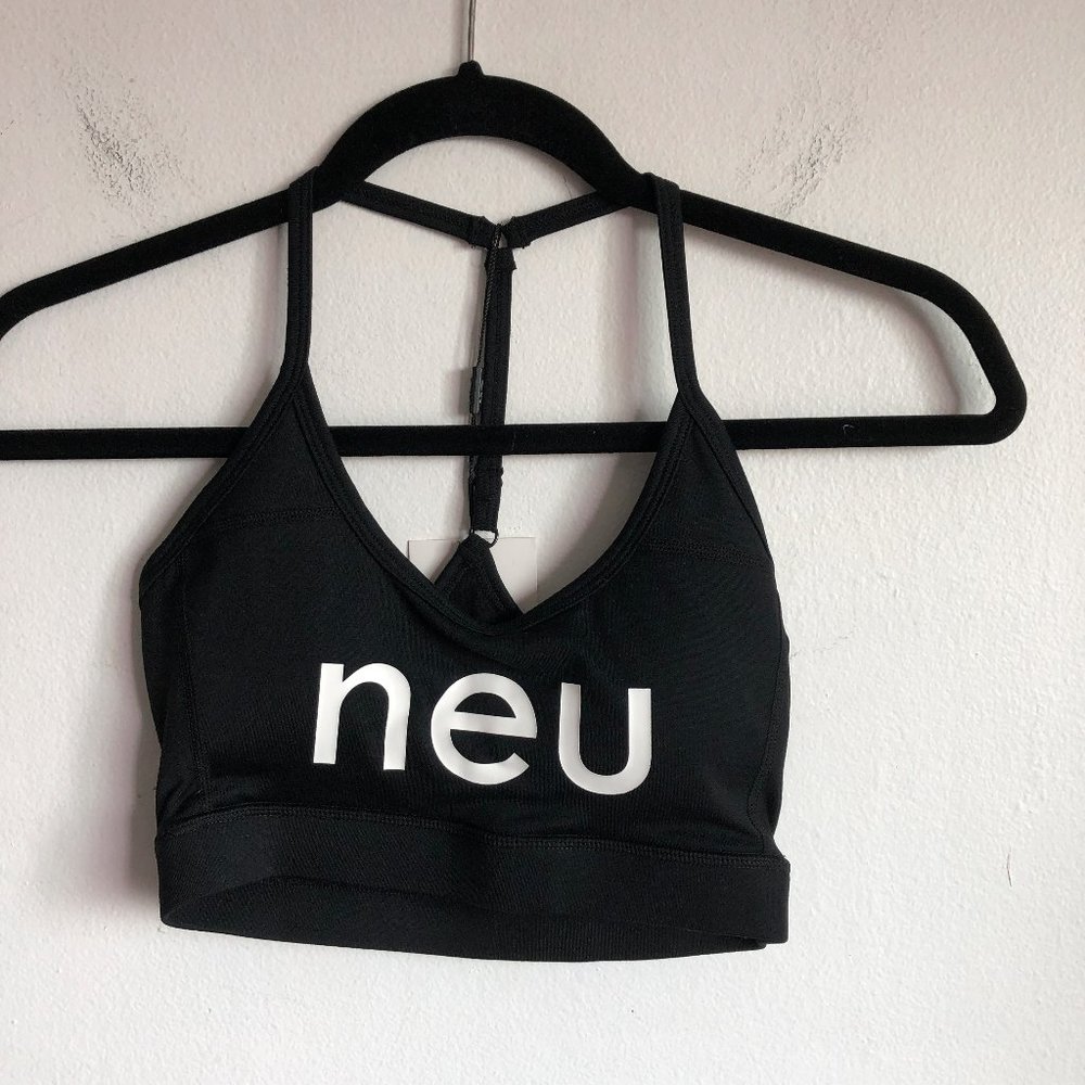 Neu Apparel  Venus Logo Sports Bra Classic Black
